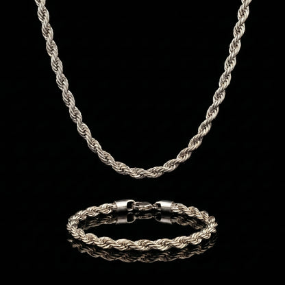 3,5 mm Seilkette & Armband Set