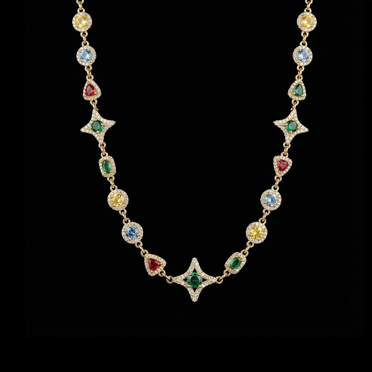 Starbunt Kette